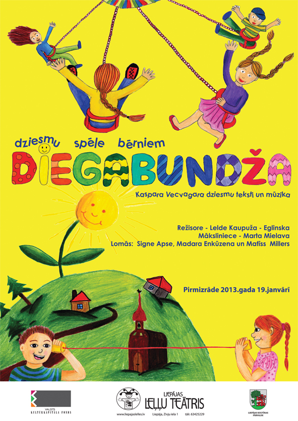Diegabundža - Liepājas Leļļu teātris - Režisore Lelde Kaupuža